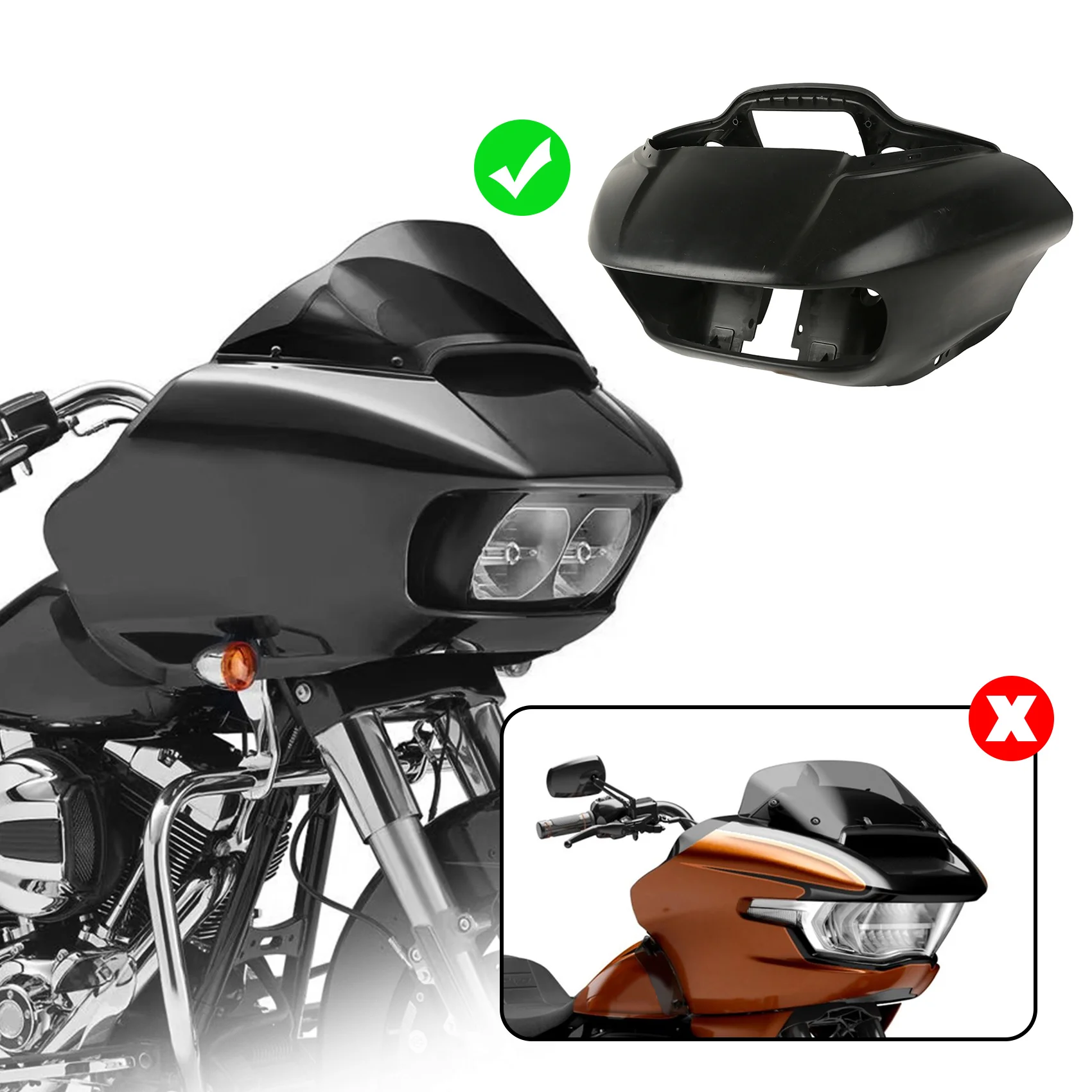 Wewnętrzna i zewnętrzna owiewka do Harley Touring Road Glide FLTRX 2015-2022 2019 2018 motocykl — zdjęcie 3