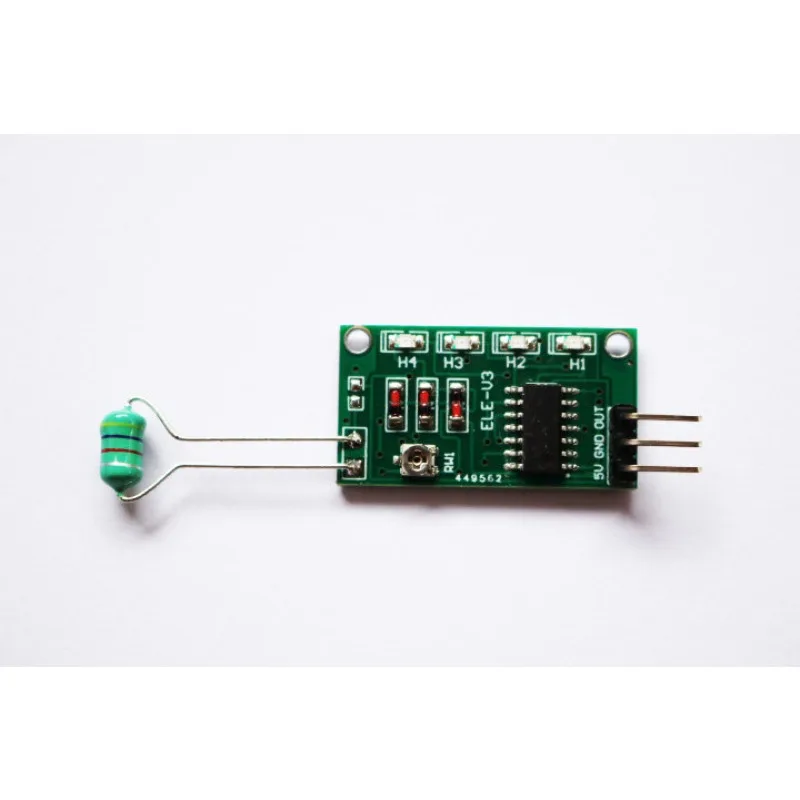 2Pcs  Electromagnetic Induction Sensor, Voltage Output, LED Indicator for Signal Strength, 2Pcs