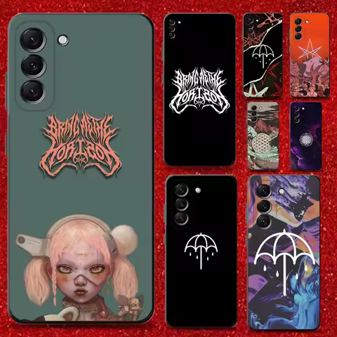 B-BringS Me The HorizonS Bmth Phone Case For Samsung Galaxy A13,A21s,A22,A31,A32,A52,A53,A71,A80,Soft Black Shell