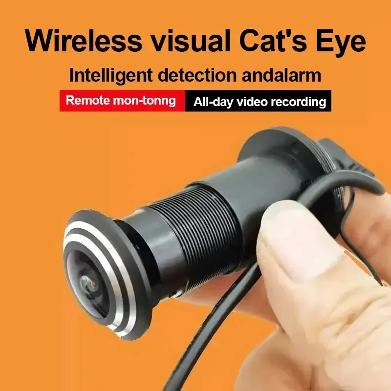 Alta calidad gran angular 180 grados voz bidireccional ojo de gato puerta antirrobo inteligente Wifi inalámbrico Visual ojo de gato hogar caliente