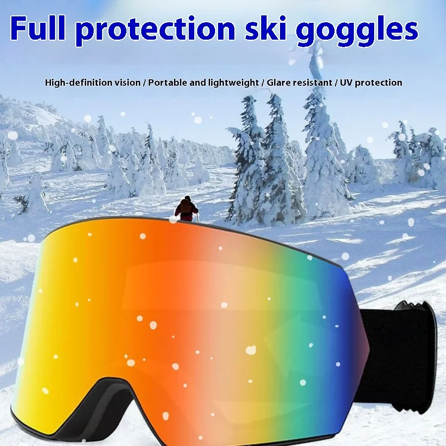 

Winter Sports Ski Goggles HD Vision Anti-Fog UV Protection Stylish for Men Women Professional Snowboard Goggles Outdoor Skiing