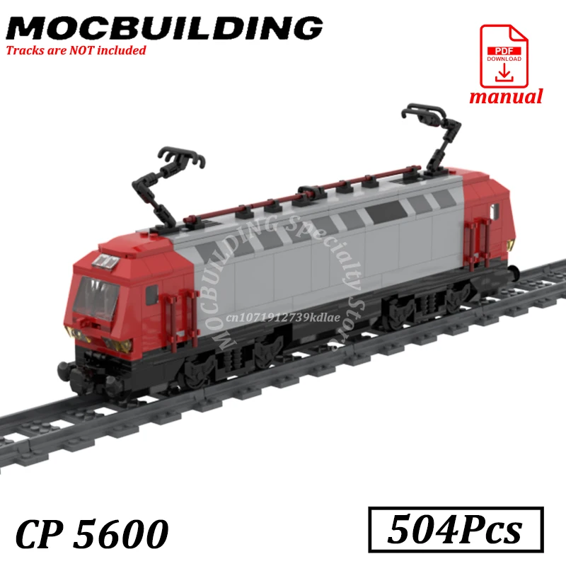 

Модель электрического локомотива класса 5600, CP, поезд, кирпичи, демонстрационная модель, городская железная дорога, MOC, строительные игрушки «сделай сам», подарки