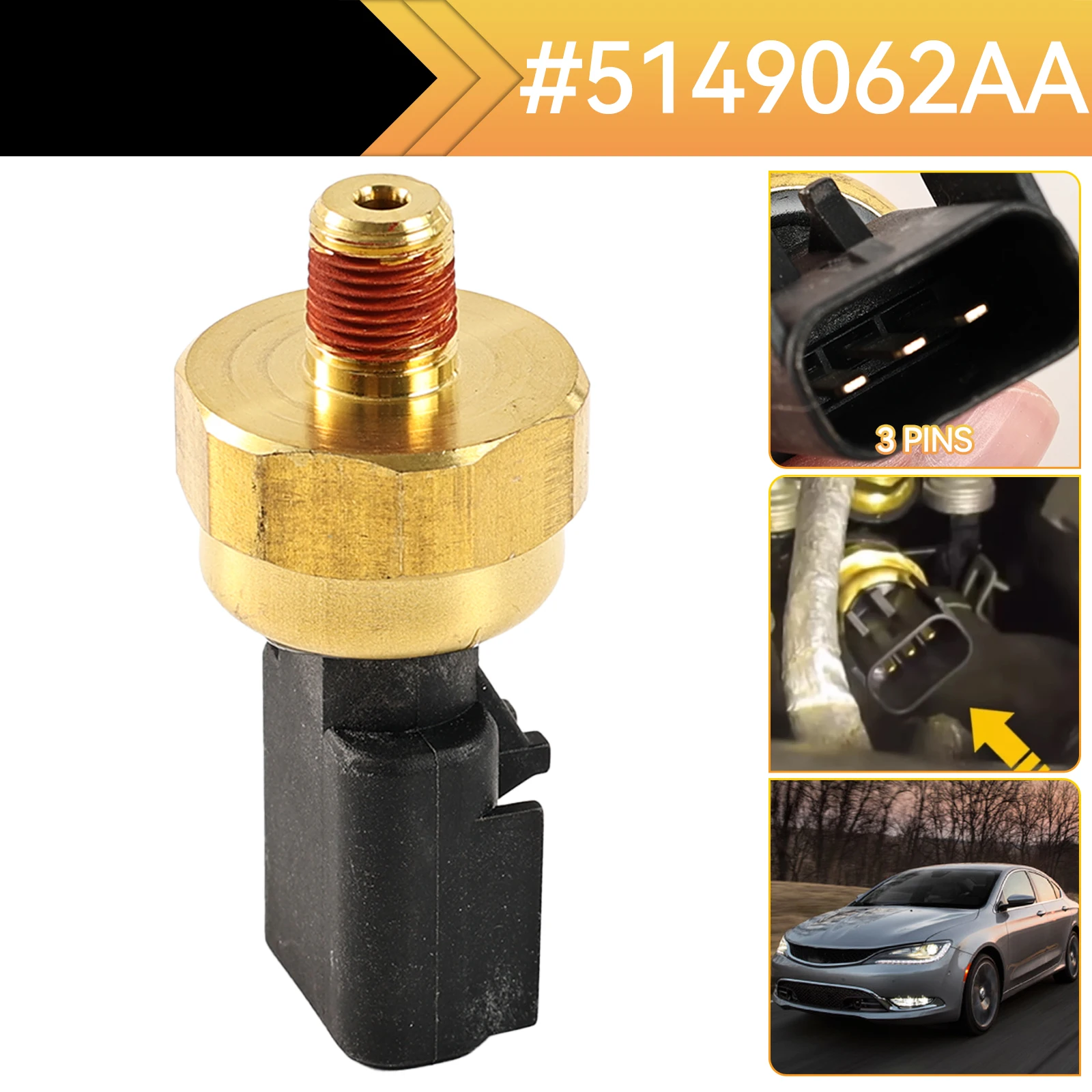 Sensor de interruptor de presión de aceite para Jeep Cherokee Grand Cherokee Liberty Wrangler 2,4 2,5 2,7 2,8 3,7 4.0L 4.7L 05149064 AA 05149062 AA