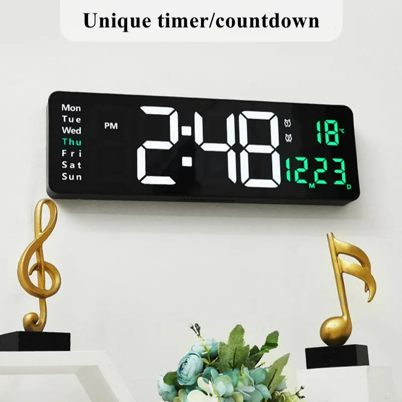 Large Digital Wall Clock 4