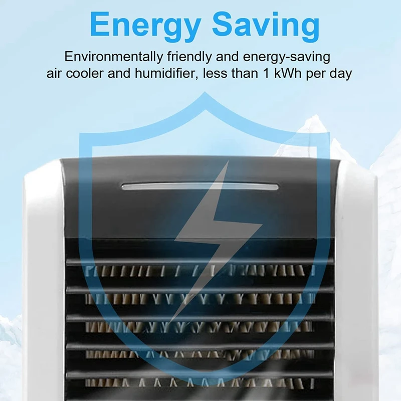 Kipas angin Meja ทำความเย็นระบบระเหยส่วนบุคคลขนาดเล็กเครื่องปรับอากาศพกพา