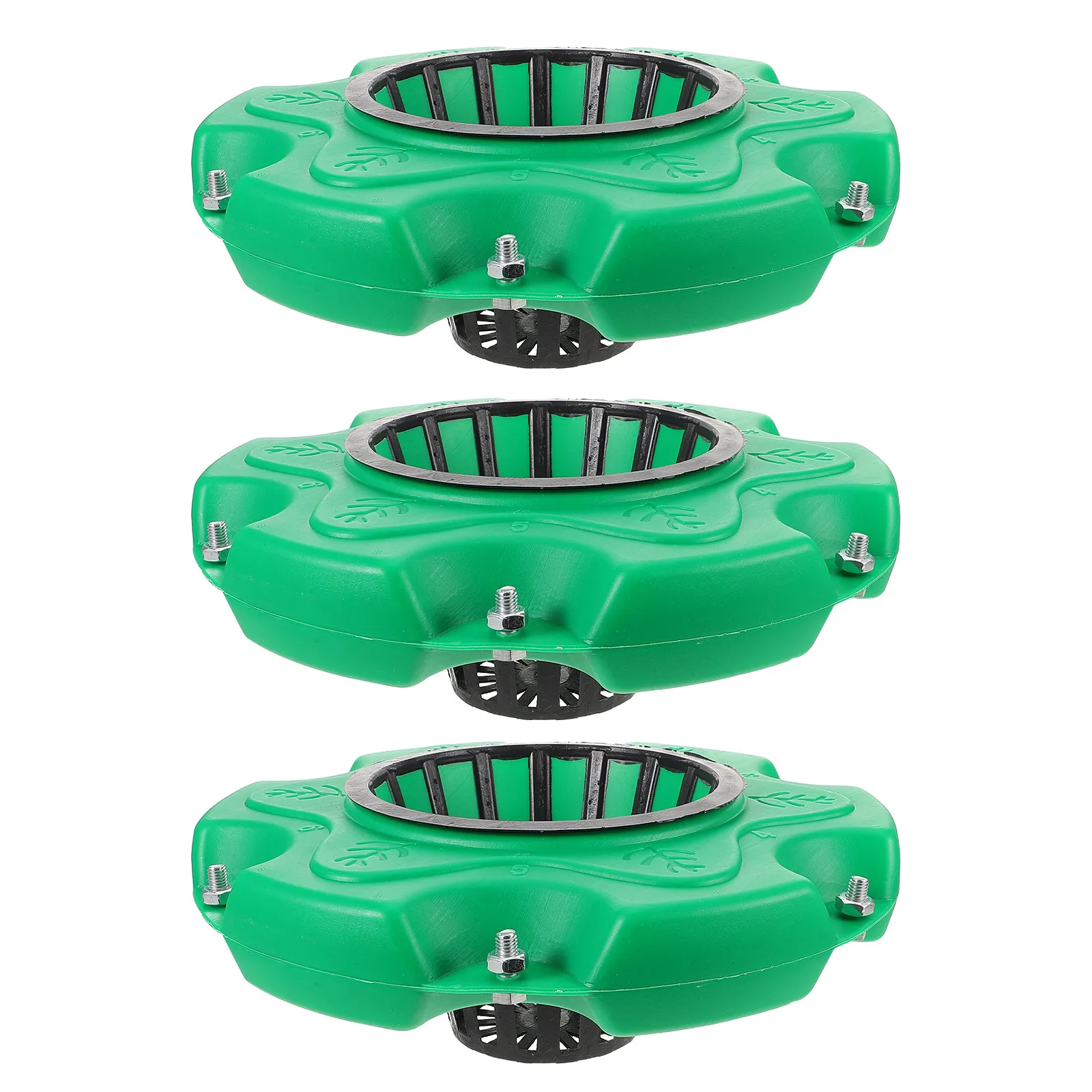 

Набор из 6 модульных экологичных плавающих корзин для пруда, устойчивые плавучие контейнеры для аквапоники и декора прудов