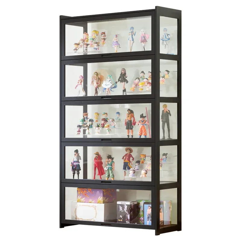 كبير ليغو صندوق عرض خزانة الشكل تمثال أكريليك لعبة زخرفة قطعة أثرية مقاومة للغبار صندوق أعمى شفاف تخزين الرف #5