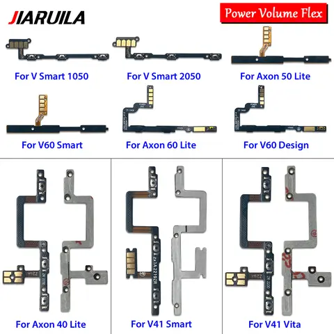 Power Switch On/Off Button Volume control Key Flex Cable For ZTE Axon 50 60 Lite 40 Ultra 40 se 10 30 Pro 20 V Smart 1050 2050