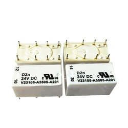 5PCS 뜨거운 24V 릴레이 V23105-A5505-A201 V23105 A5505 A201 V23105A5505A201 24VDC DC24V 24V 8PIN