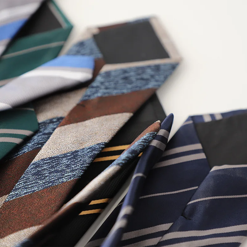 8 سنتيمتر مخطط نمط شهم ربطات العنق الرسمية رجال الأعمال ارتداء الكورية رابطة عنق المهنية دعوى اكسسوارات العلاقات حريري فاخر