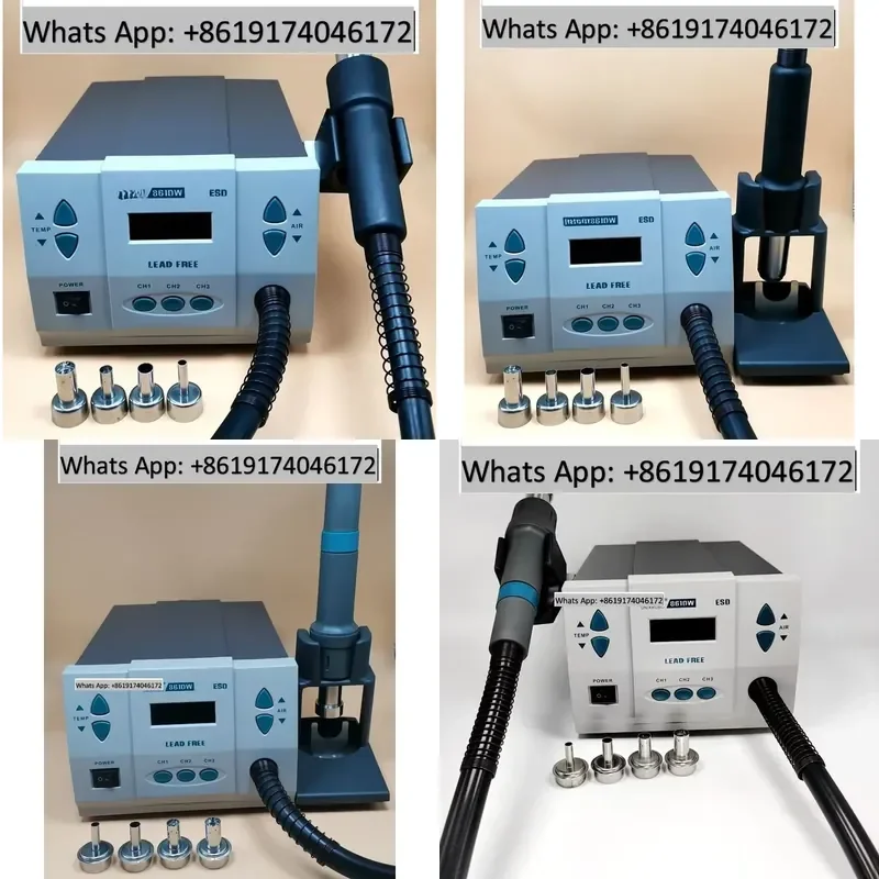 861DW heat gun, LCD display, sleep storage, cyclone direct air conversion