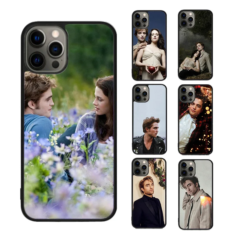 Funny Robert Pattinson Twilight Vampire Phone Case Cover For iPhone SE2020 15 16 13 14 12 mini 11 Pro Max Coque 7 8 Plus 6 XS