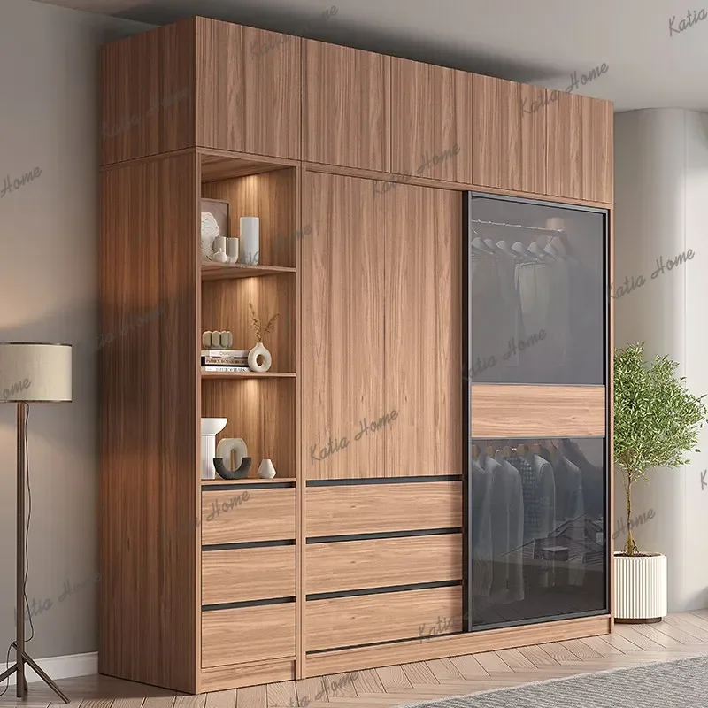 FG Assemble Decoration Wardrobes Adults Decoration Display Shelves Wardrobe Closet Storage Room Mueble Organizador Furniture Hom