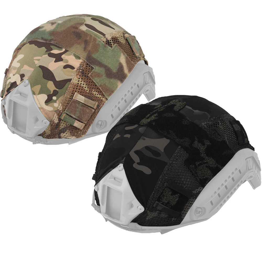 Tactical Helmet Cover Paintball Airsoft Helmet Cover for Militar MH PJ BJ OPS MC camo Size M/L Fast Helmet Accessories