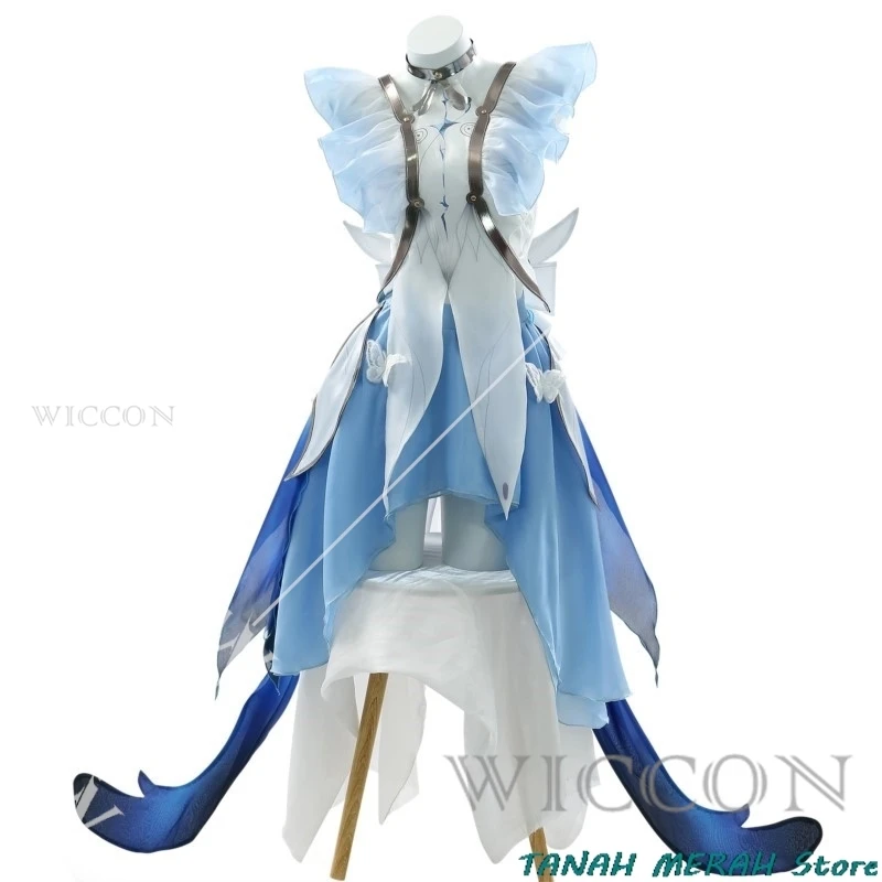 The Shorekeeper Cosplay Wuthering Waves Costume Lovely Dress Uniform Women Game Suit  Halloween Party Outfit Role Play