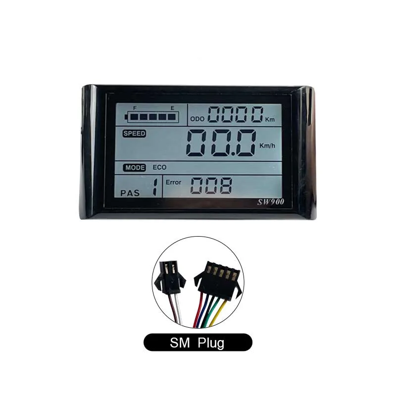 24/36/48V 26A 500W 750W Sine Wave Controller+SW900 Display For Ebike Electric Scooter Brushless Lithium Controller Sine Wave