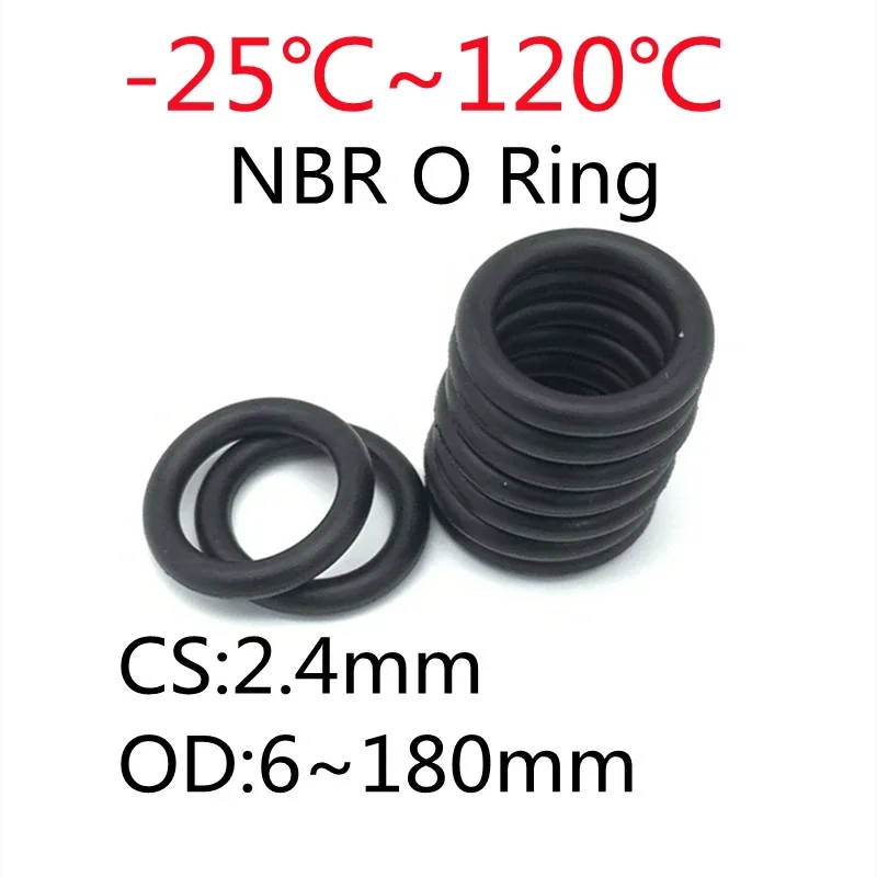 20Pcs Nbr O Ring Ga… - image