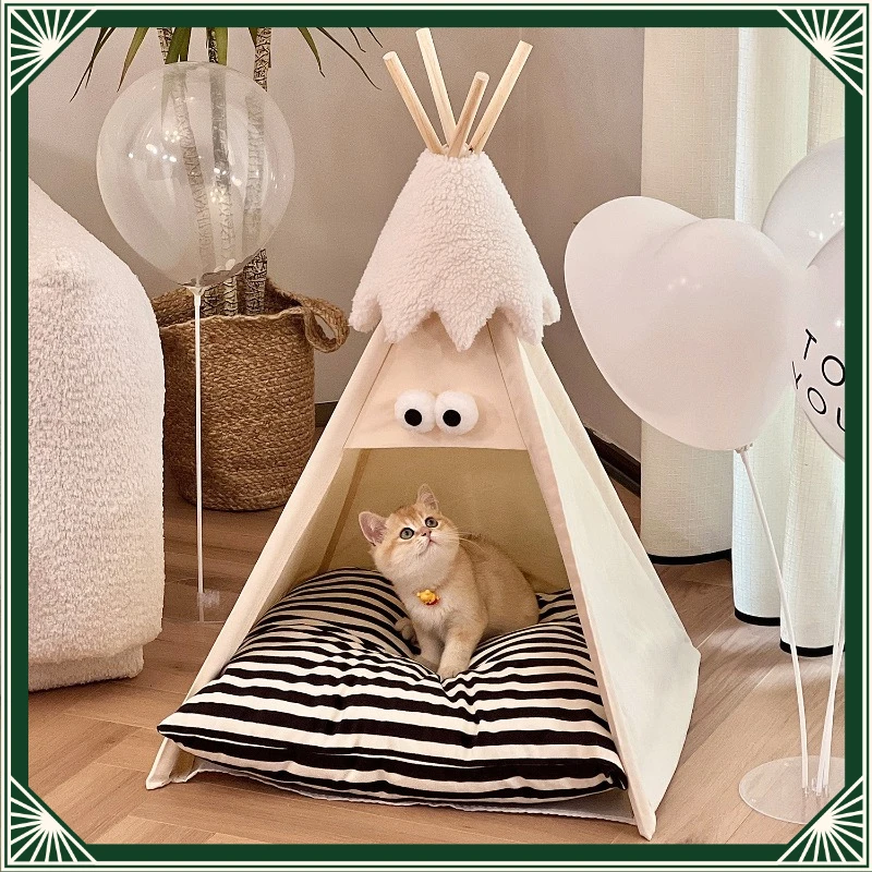 

Four Seasons Tent Autumn and Winter Cat Nest Universal Semi-closed Removable and Washable