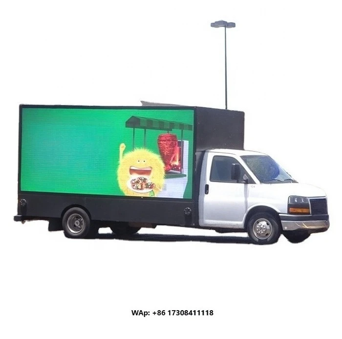 Mobile LED advertising vehicle, car LED screen advertising vehicle 4G mobile LED screen advertising vehicle