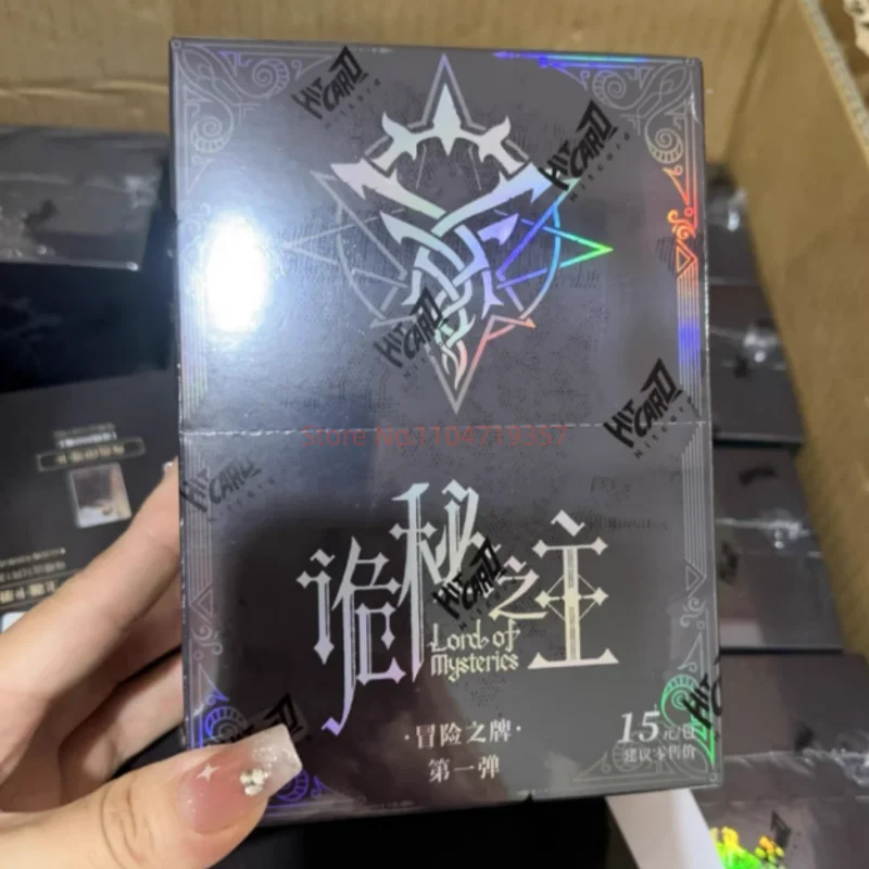

Hitcard Authentic First Edition Lord Of The Mysteries Klein The Fool Tarot Blind Box Holographic Hidden Cards For Novel Fans Toy