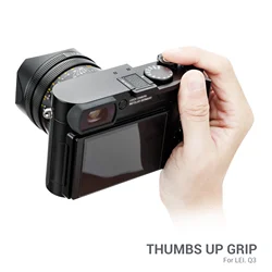 JJC Q3 Thumbs Up Grip Hand Grip Holder for Leica Q3 43 Q3  Camera Accessories Aluminium Hot shoe Cover Hot Shoe Cap