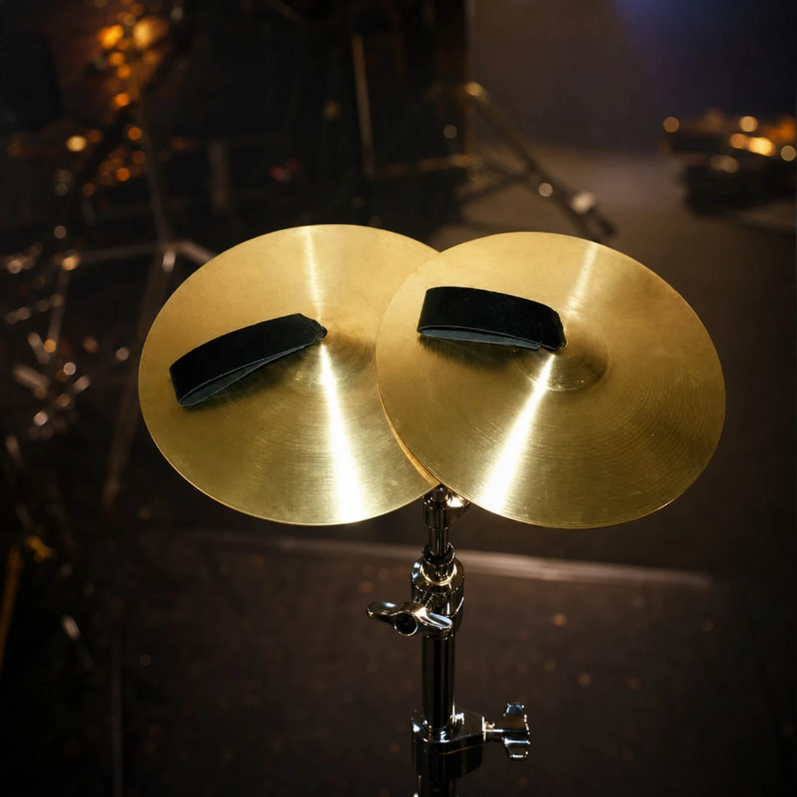 Hand Cymbals Handheld Cymbals with Straps Cymbal Easy to Use Percussion Instrument Impact-Resistant for Percussionists