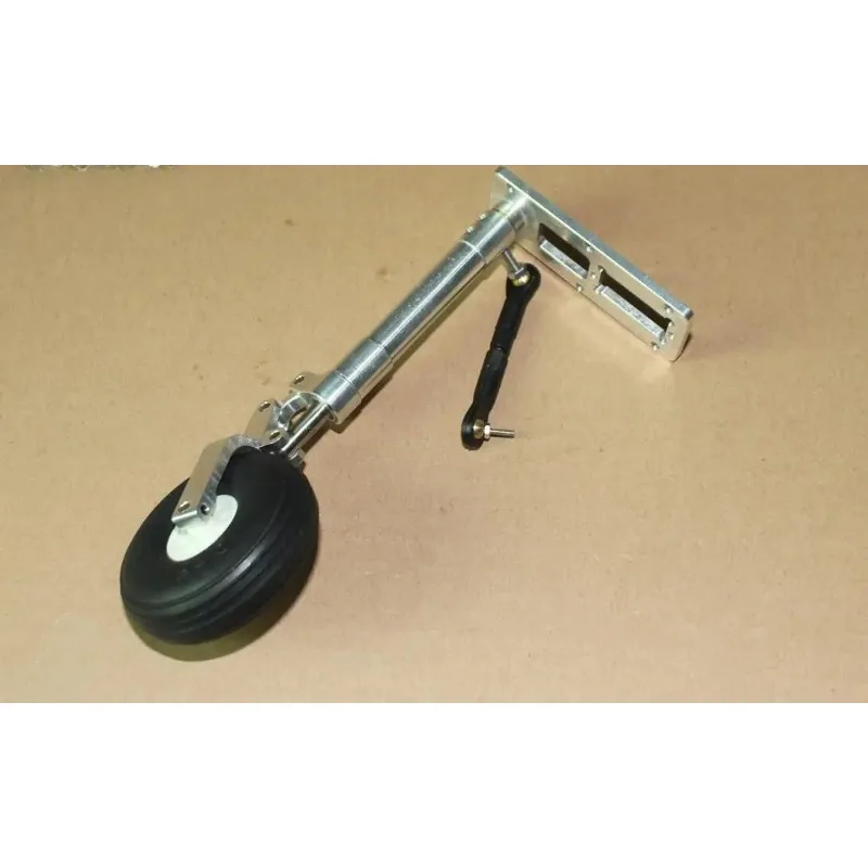 125-215mm Front Nose Damping Kneeling Landing Gear and Turn with 12g Servo Suitable for RC Models Aircraft RC EDF JET Plane Part