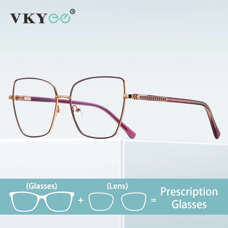 VKYEE новые модные оправы-бабочки, прогрессивные мультифокальные фотохромные очки с защитой от синего света, настраиваемые очки по рецепту PFD3074 VKYEE новые модные оправы-бабочки, прогрессивные мультифокальные фотохромные очки с защитой от синего света, настраиваемые очки по рецепту PFD3074