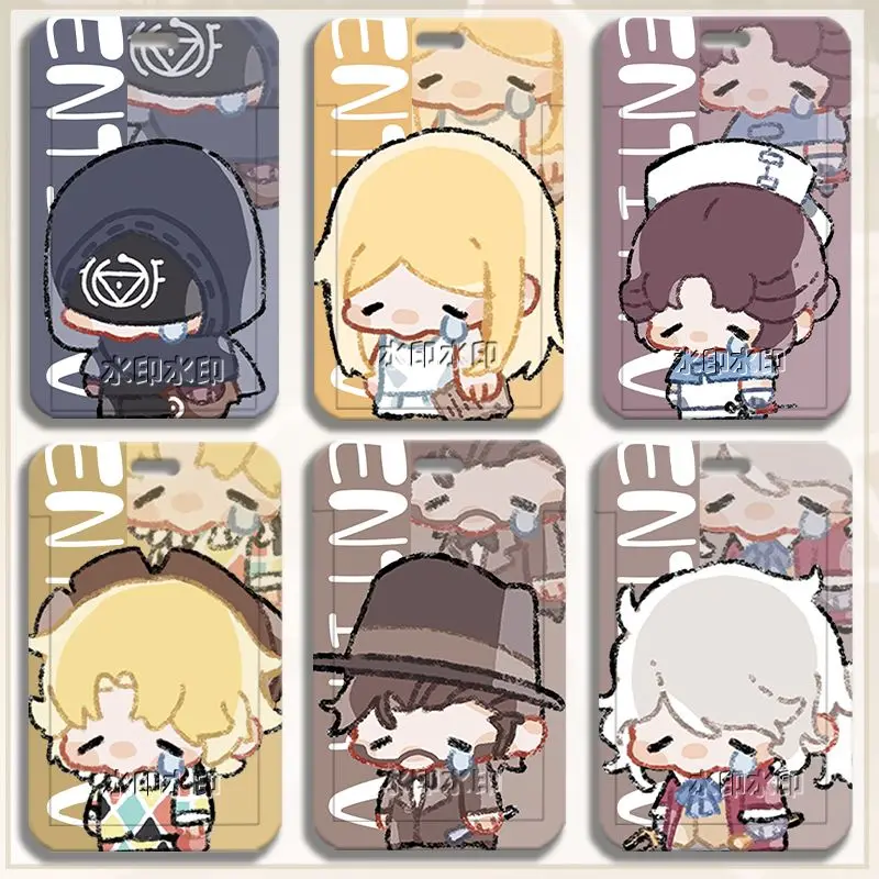 Norton Campbell Joseph Desaulniers Emil Naib Subedar Identity V Anime Student Meal School Card Holder Pendant Travel Cards Cover