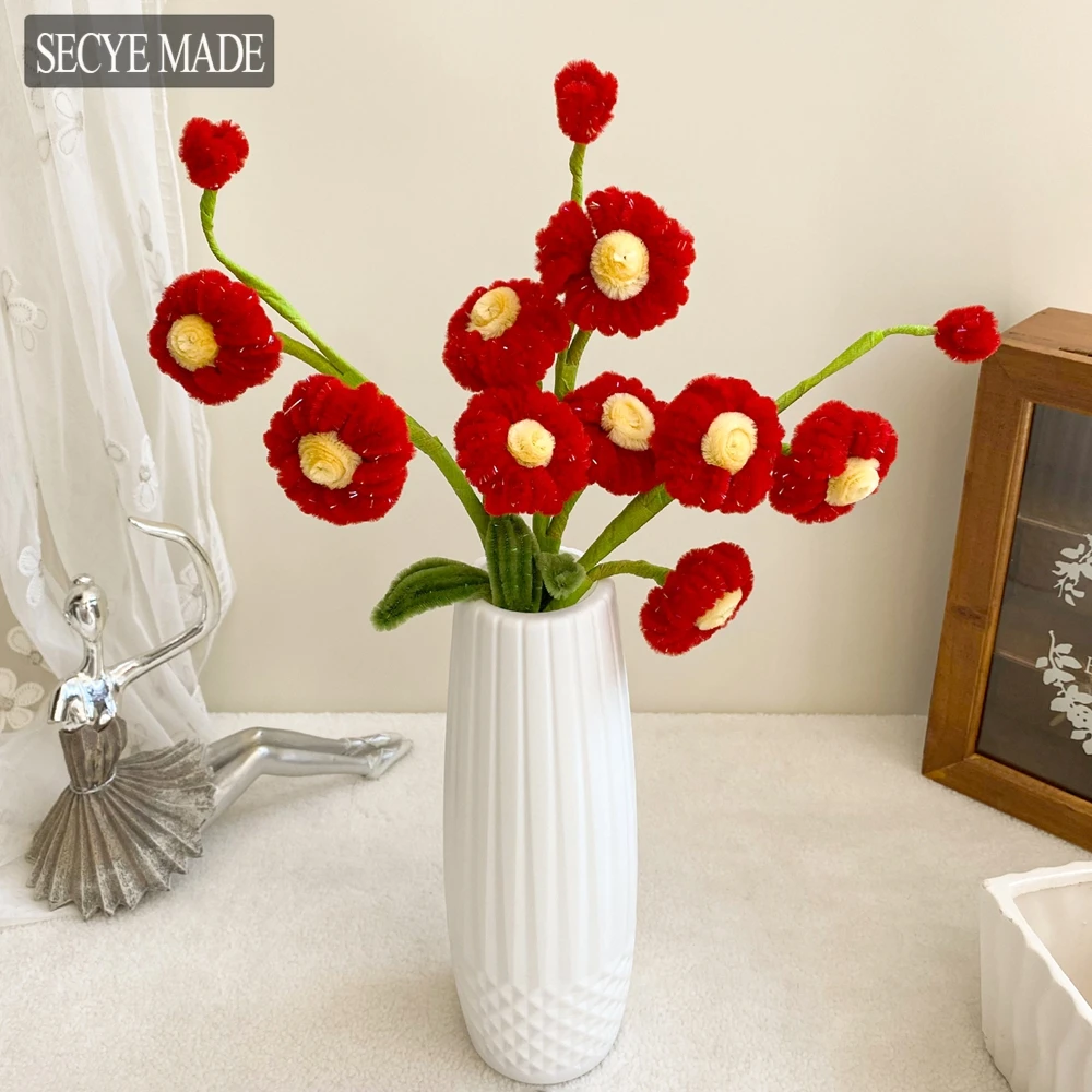 

1PC Wedding Decoration Artificial Bouquet Fake Flowers Decor for Home Garden Decorate the Desktop of the Wedding Home Office K95