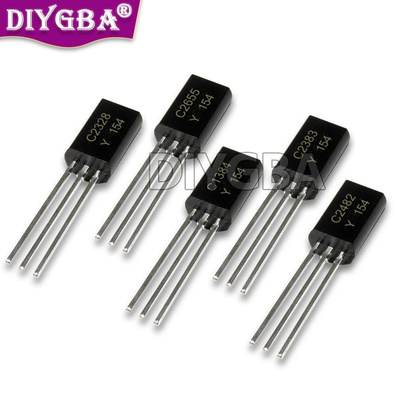 Nuevo Chipset de 100 piezas, 2SA1013, 2SA1020, 2SC2328, 2SC2655, 2SC1384, 2SC2229, 2SC2383, 2SC2482, 2SB647, 2SD667, A1020, C2328, C2655, C2383, 2SA1145
