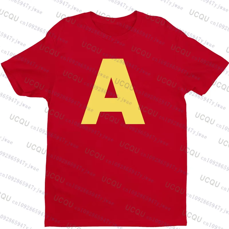 ألفين والسنجاب تأثيري تي شيرتات قصيرة الاكمام الخريف للجنسين S/P فيلم الطالب الذي يذاكر كثيرا المهوس أنيمي موضة القطن تأثيري الملابس