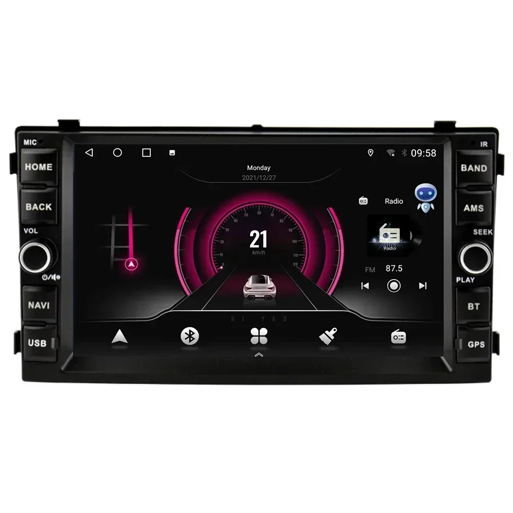 8 Core Car Radios 2 din android 12.0 screen gps For Kia Ceed 2010-2016 Wireless carplay Multimedia Player Auto Stereo Bluetooth