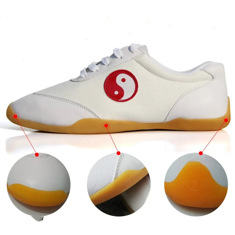 Canvas Breathable Tai Chi Shoes Free Flexible Kung Fu Wushu Shoes Martial Arts Sneaker Sports Training Footwear