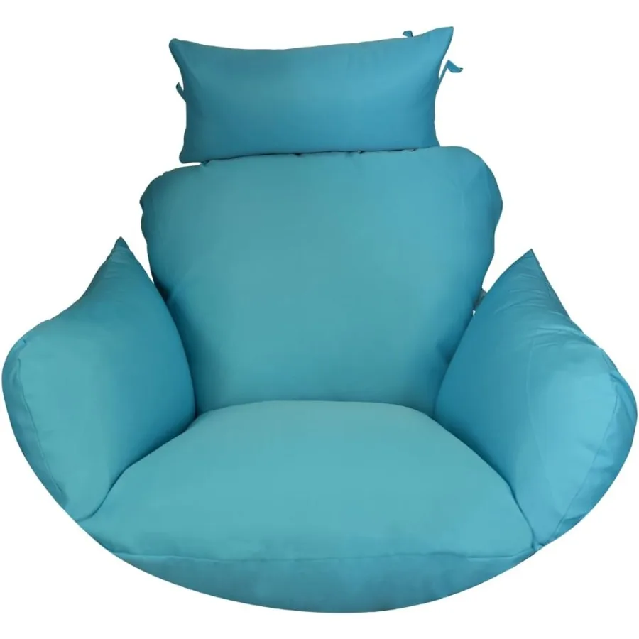 

Подушка для стула с яйцом, подвесная корзина, подушечки для стула, плетеная подвесная подушка для сиденья из ротанга, нескользящая мягкая подголовник, подлокотник, уличная спинка для крыльца