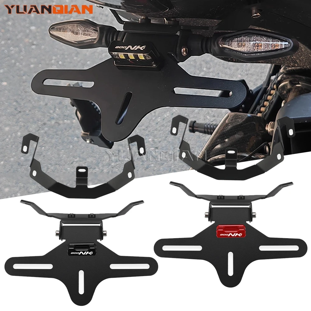 

FOR CFMOTO 800NK 800 NK 800 NK800 2023 2024 2025 Motorcycle License Plate Holder Bracket Rear Tail Tidy Fender Eliminator Kit