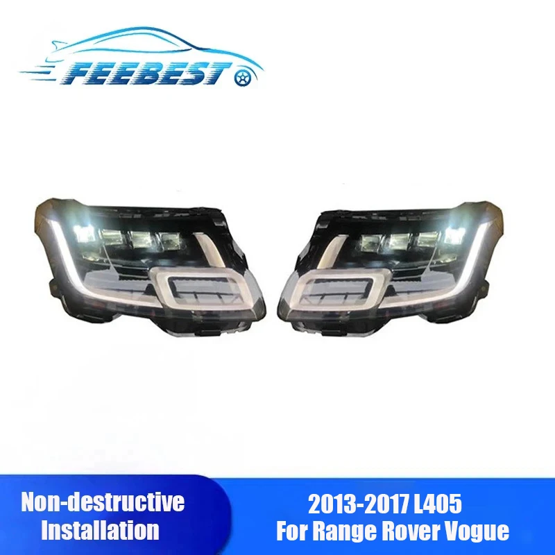 LR098527 LR098532 2018-2021 L405 LED Headlights For Range Rover Vogue 2013-2017  Headlamp Front Lamp Left/Right Car Parts