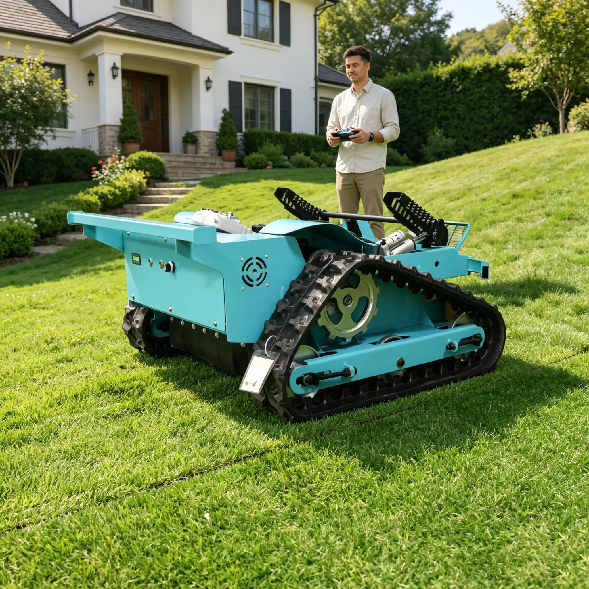 Customized golf course lawn mower, agricultural and household lawn mower robot, with low damage rate to seedlings