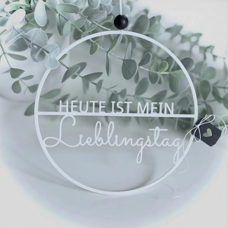 Heute Ist Mein Lieblingstag Anhänger Metall-Stanzformen für DIY Scrapbooking Kartenherstellung Schablonen Prägung Basteldekoration