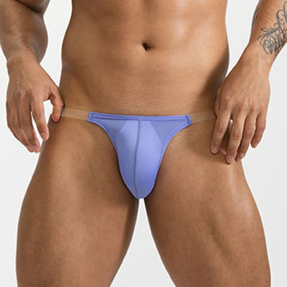 2XL ملابس داخلية للرجال سراويل داخلية شفافة قابلة للتنفس سراويل داخلية قابلة للتنفس بحالة جديدة نمط متين