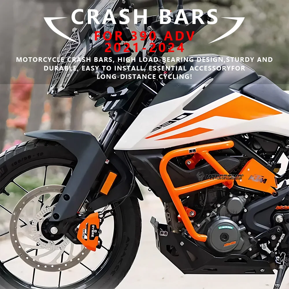 

MTK For KTM 390 ADV 2021-2024 Motorcycle Engine Guard Highway Crash Bar Frame Protection Bumper 390 Adv Adventure Accessories