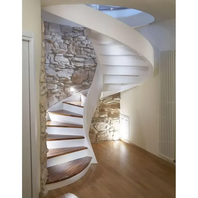 Outdoor Galvanized Spiral Staircase for Balcony, Terrace, and Garden