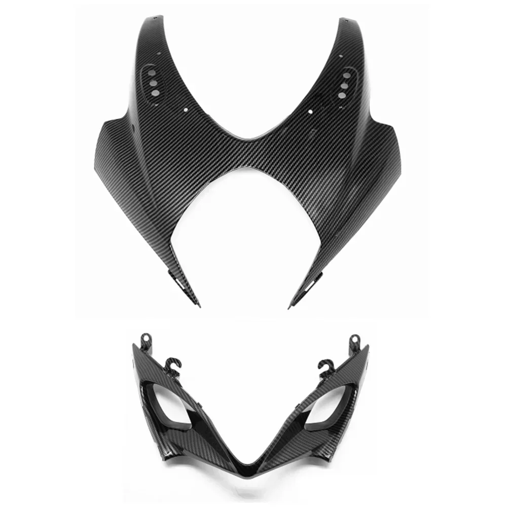 

Front Headlight Air Intake Fairing Carbon Fiber Color For SUZUKI GSX-R GSXR 1000 2007 2008