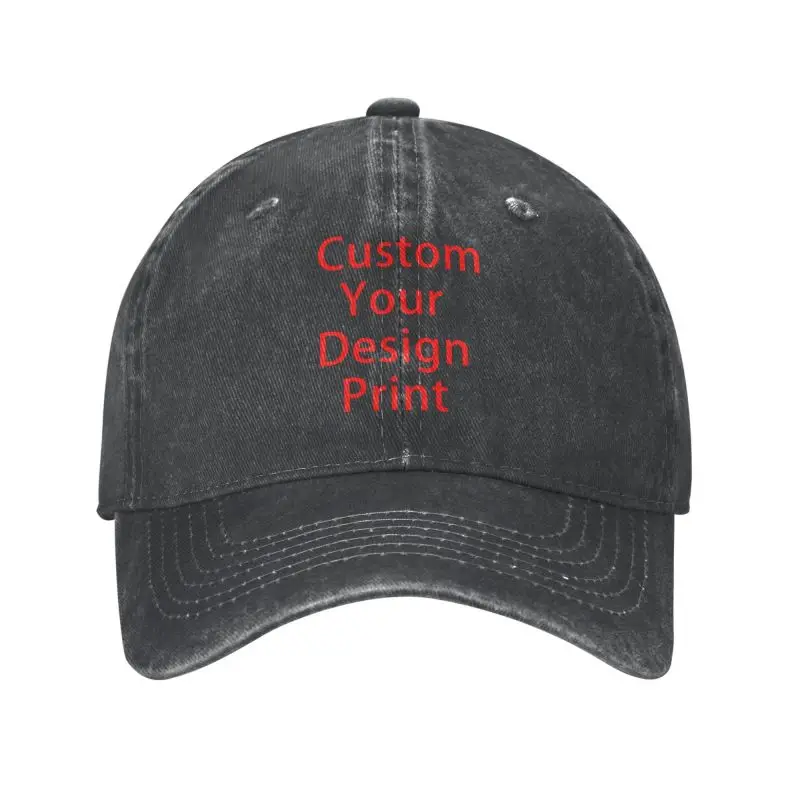 

Classic Custom Your Design Print Cotton Baseball Cap Women Men Adjustable Customized Logo Printed Dad Hat Sports