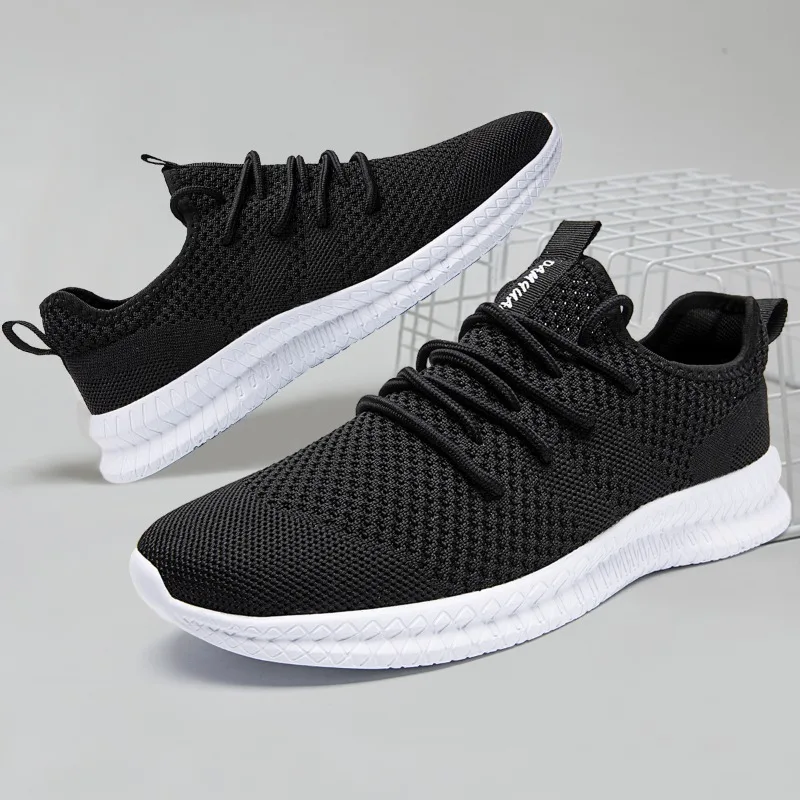 

Damyuan Lightweight Men Shoes Fashion Design Running Shoes Lace-Up Male Outdoor Gym Sports Tennis Shoes Vulcanized Footwear