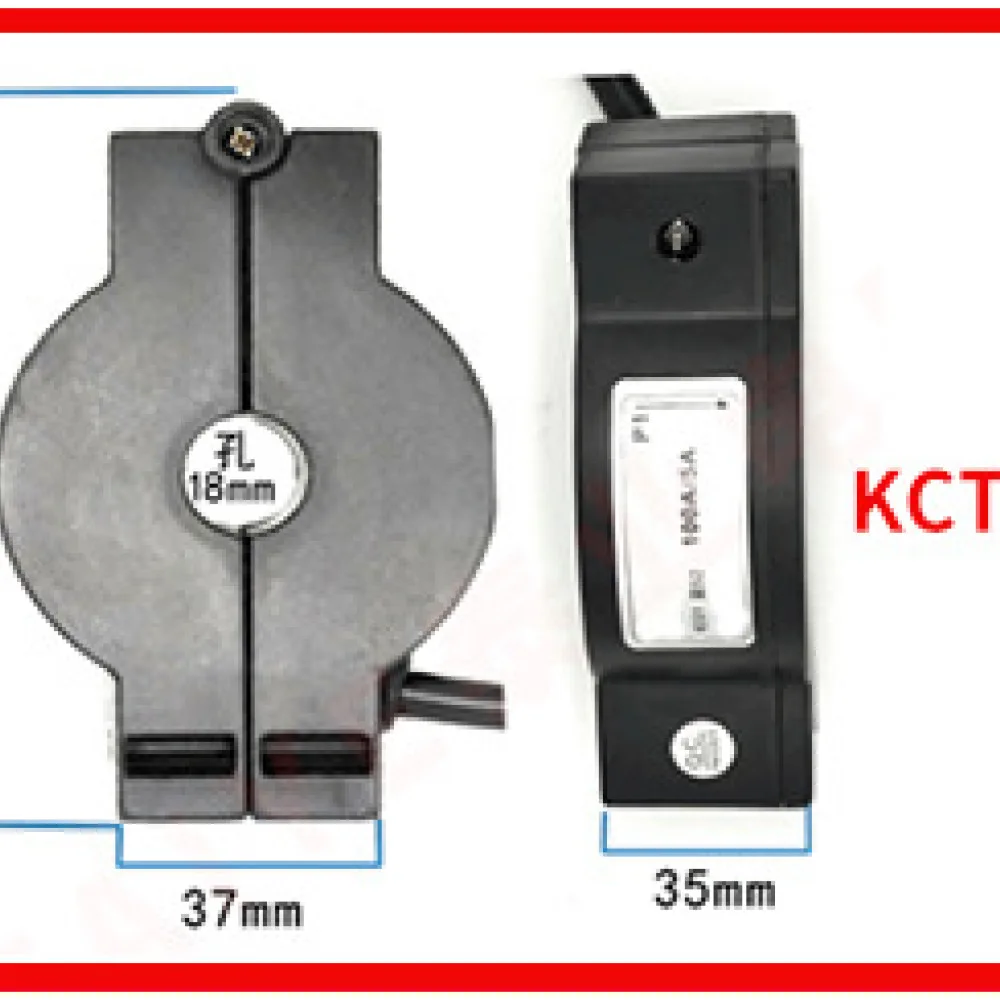 KCT38 Current Transformer Clamp On Split Core Sensor For Power Grid Data Collecting Efficiency Monitoring Electrical Engineering