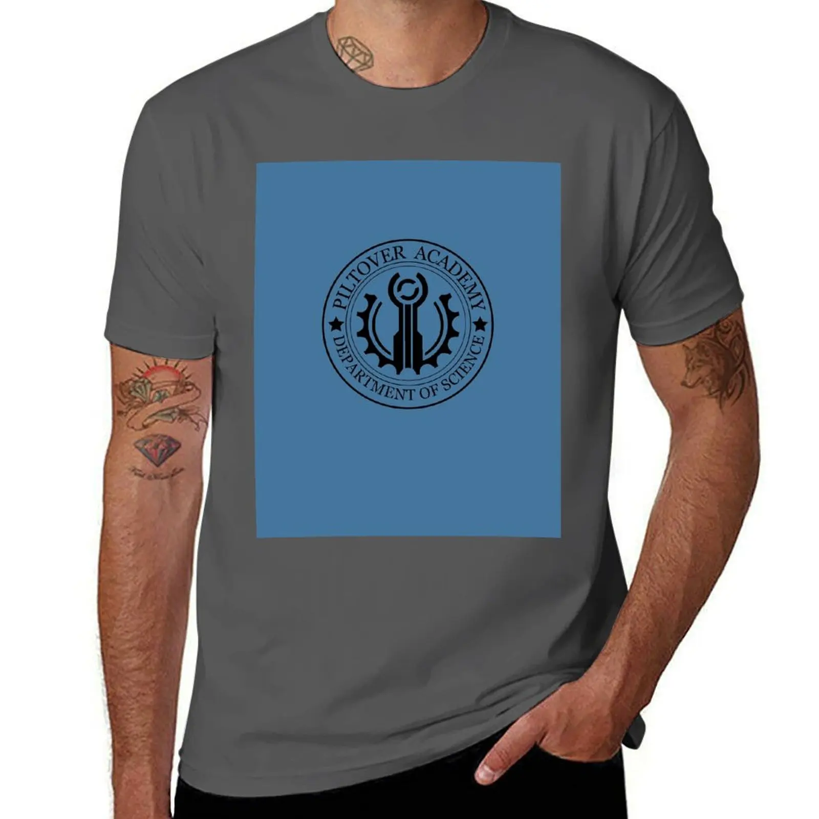 

Piltover Academy Logo T-Shirt Festival Short Sleeve T-Shirt