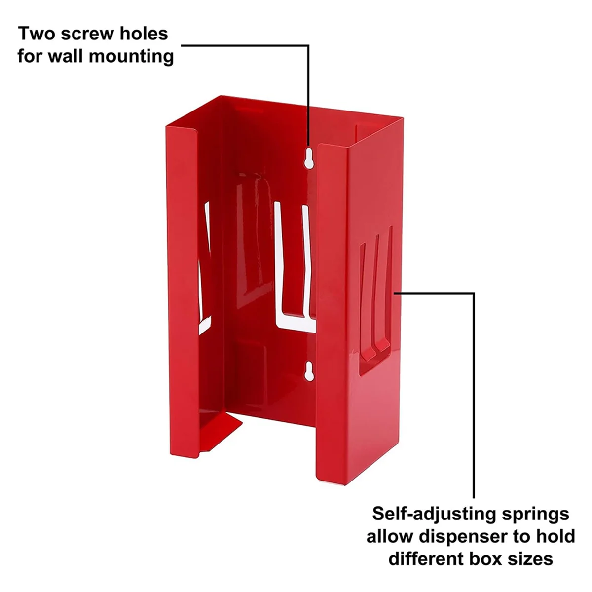 Y31A 자기 장갑/티슈 디스펜서, 8LBS 용량, 장갑 디스펜서 벽 장착, 장갑 상자 홀더, 벽 장착용 장갑 홀더