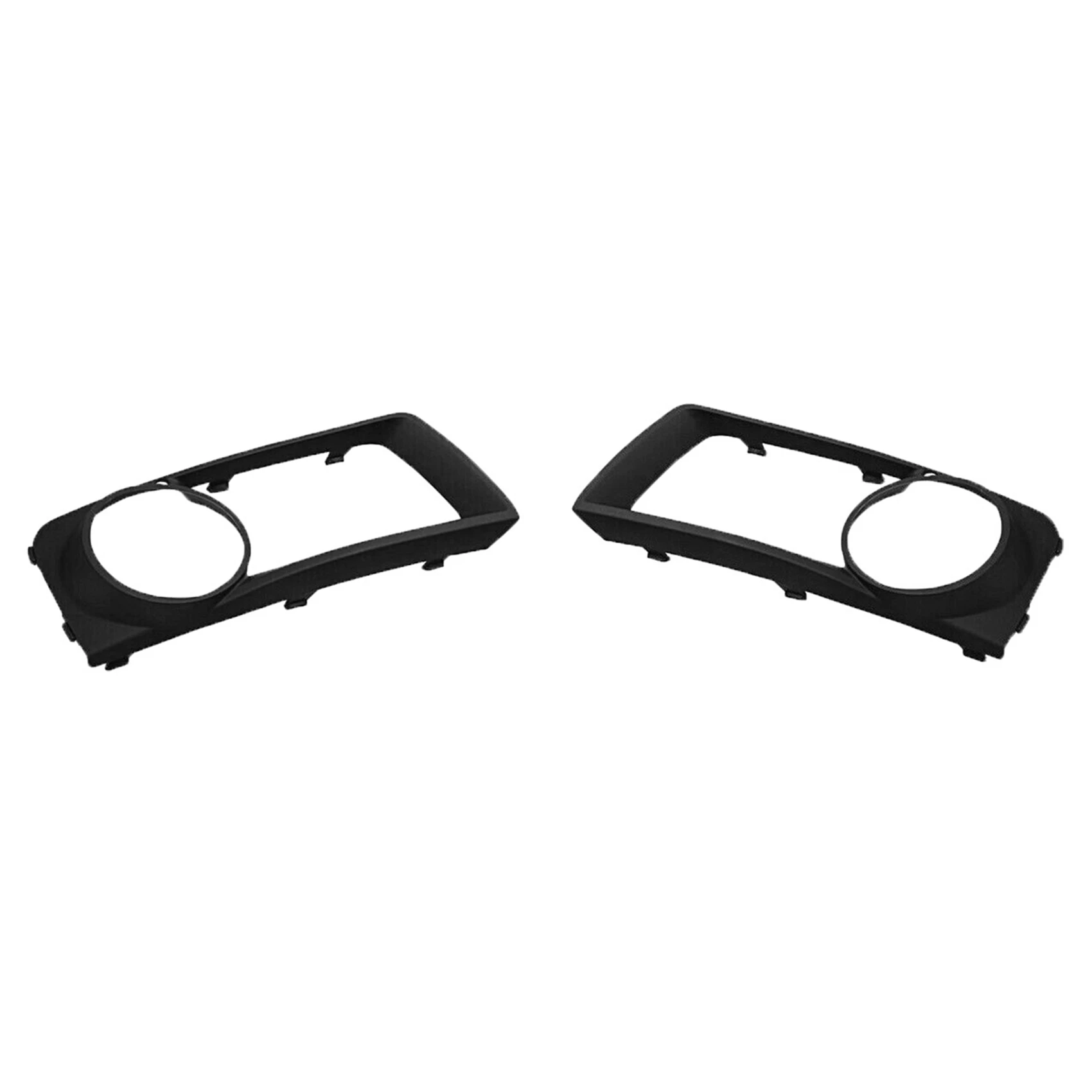 FOG LIGHT TRIM COVER BLACK SET 51117325725 + 51117325726 for -BMW X6 E71 FROM 2012.04- 2014