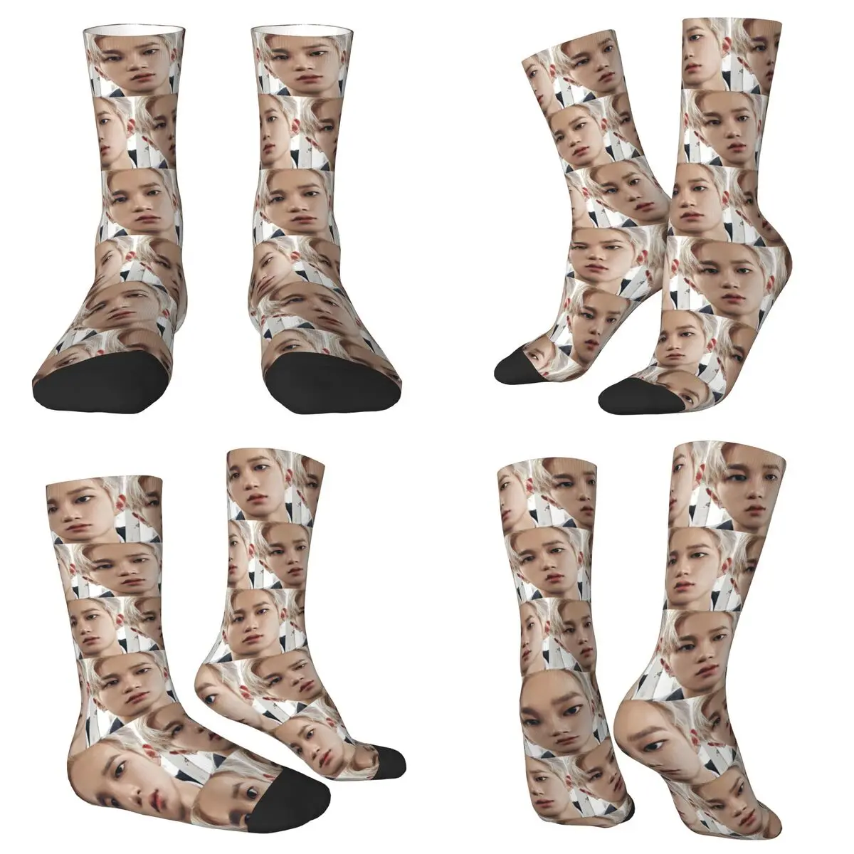 P1Harmony Theo Predebut Siren Носки Harajuku Супер мягкие чулки Длинные носки Аксессуары для мужчин и женщин Подарок на день рождения